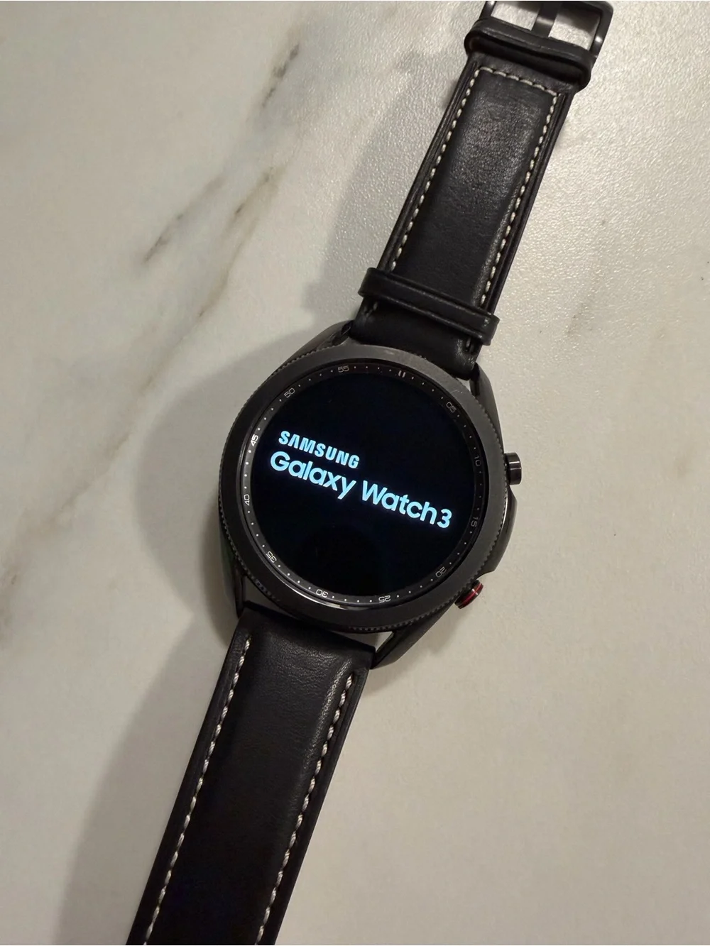 Samsung Galaxy Watch 3 Active S7 Classic Black Leather Smartwatch